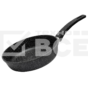 Сковорода из литого алюминия REALPRESS В22Нр 22 см черный