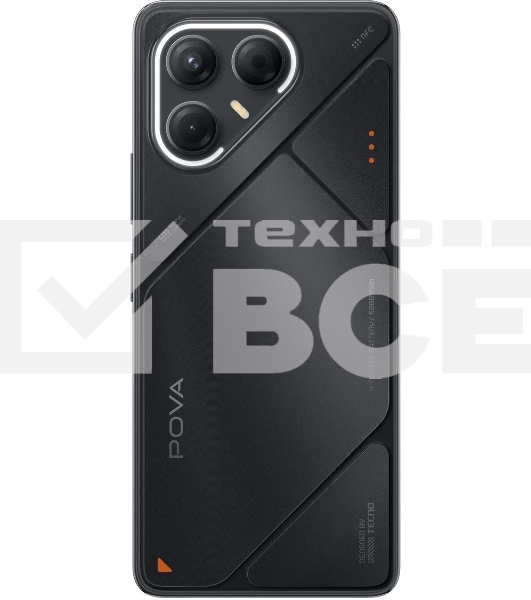 Смартфон Tecno Pova 7 5G LJ7, 8/128Gb, черный