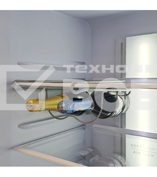 Холодильник Бирюса Б-M980NF металлик двухкамерный 240/130л морозилка снизу, No Frost