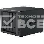 Сетевое хранилище Synology DiskStation DS425+ черный (Intel J4125/2Gb/4(3.5