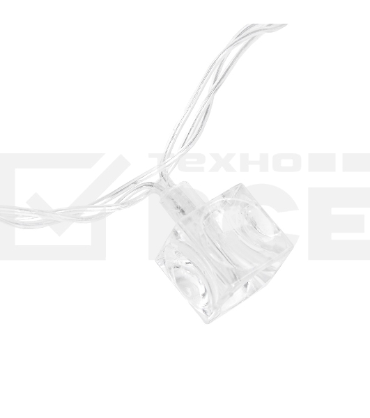 Гирлянда светод. Funray Кубики, SE-CUBE-440WW, 220В, 4м, 40LED, теплый белый, прозр шнур 3м,