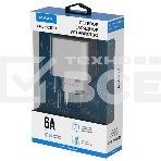 Сетевое зарядное устройство Maxvi CHL-602PD 30W, 6A, QC 3.0, 1xUSB-A, 1xUSB-C, белый, фото2