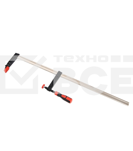 Струбцина F-образная усиленная Deli DL111250Z 500x120 мм, макс. усилие зажима 3500N, резьба 16мм