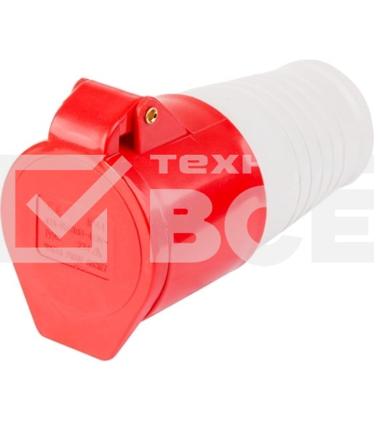 Розетка Rexant 224 переносная 3Р+РЕ 32А 380 В IP44