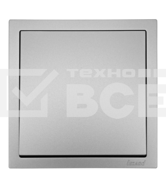 Выключатель 1-кл. СП ZIMA IP20 10А безвинт. зажим серый матовый LEZARD 704-7488-100QC