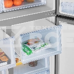 Холодильник Maunfeld MFF181NFSB черная сталь трехкамерный 320/154л морозилка снизу, Total No Frost, Side by Side, фото7