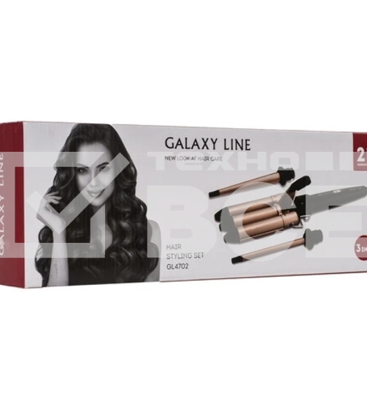 Щипцы для завивки волос Galaxy LINE GL 4702 черный, 10-25 мм, 200 °C, 1 режим