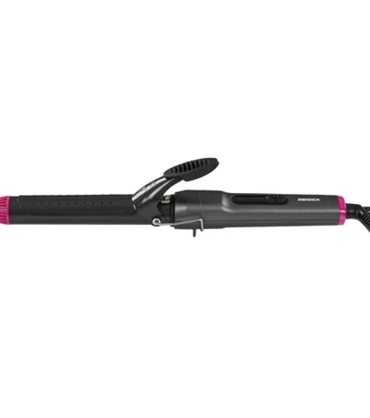 Щипцы для завивки волос БЕРДСК 2301 черный/розовый, 25 мм, 200 °C, 5 режимов