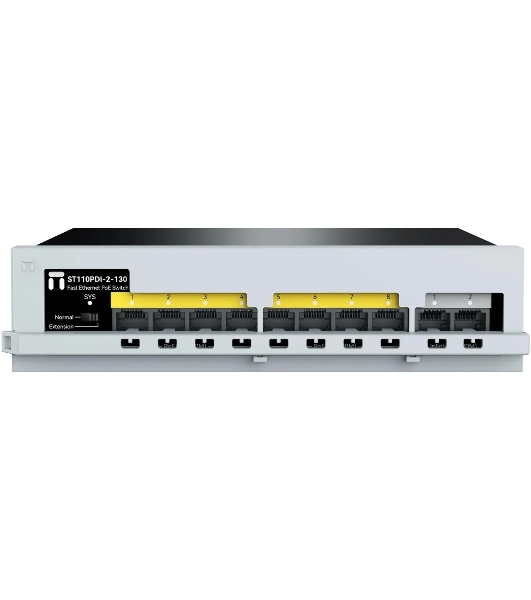 Коммутатор Netis ST110PDI-2-130 10x100Мбит/с 8PoE 130W неуправляемый