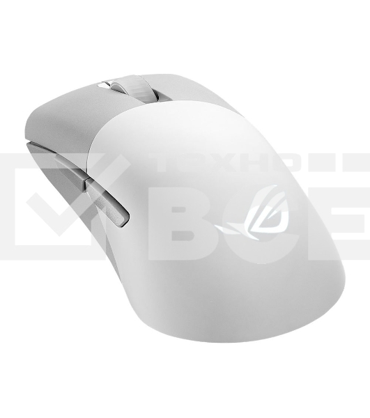 Мышь беспроводная/проводная ASUS ROG Keris Wireless AimPoint белый, 36000 dpi, радиоканал, Bluetooth, USB, кнопки - 5