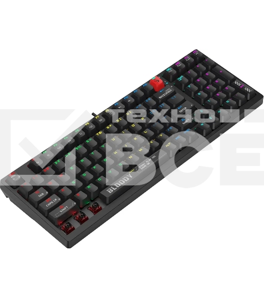 Клавиатура A4Tech Bloody S98 (S98 BLACK) проводная USB черный