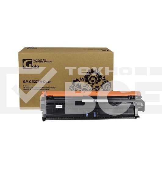 Картридж лазерный GalaPrint GP-CE271A голубой (15000 стр) для HP Color LaserJet M750/CP5525