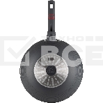 Сковорода ВОК (WOK) Rondell Stripes RDA-1618 круглая 28см покрытие: Xylan Plus ручка несъемная (без крышки) серый, фото3