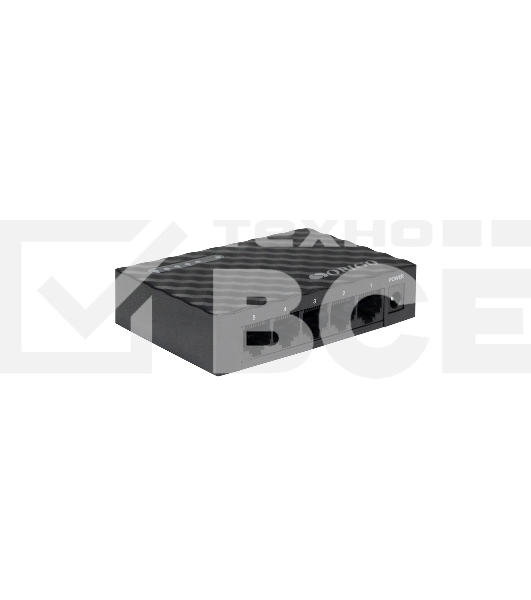 Неуправляемый коммутатор ORIGO OS2105/A2A 5x1000Base-T, корпус пластик