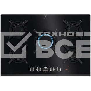 Газовая варочная поверхность Electrolux KGG953753K независимая, черный