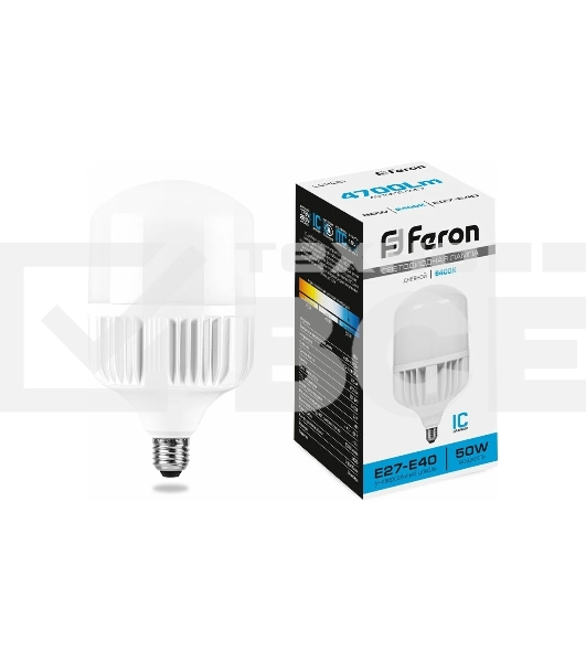 Лампа светодиодная Feron LB-65 (25539) 50 вт Е27/Е40 дневной