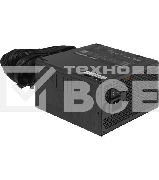Блок питания MSI MAG A600DN (306-7ZP6B11-809) 600 Вт, 80 PLUS WHITE, 120 мм, немодульный, чёрный