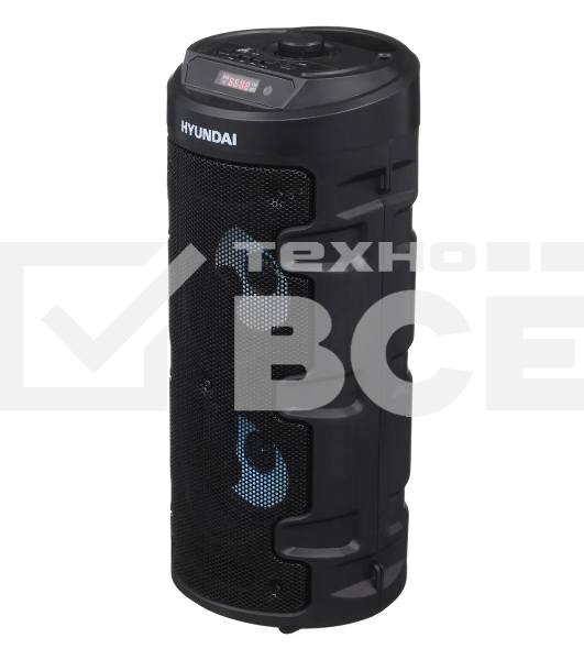 Минисистема Hyundai H-MC160 черный 50Вт/FM/USB/BT/SD/MMC