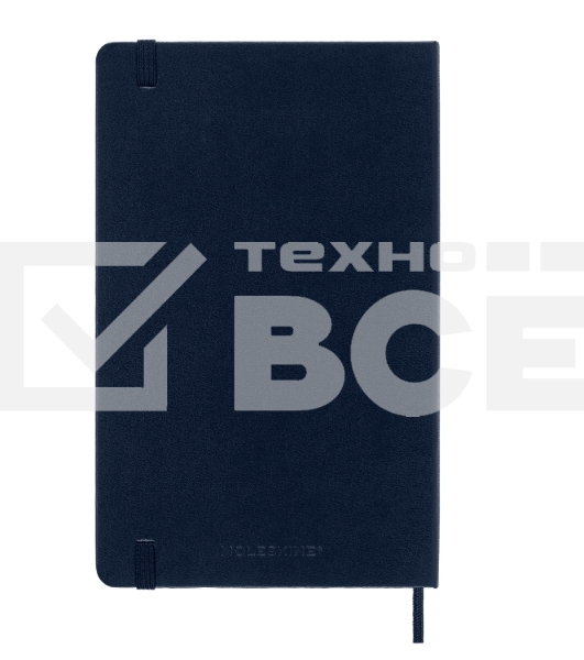 Блокнот Moleskine CLASSIC QP062B20 Large 130х210мм, 240 страниц, нелинованный, твердая обложка, синий сапфир