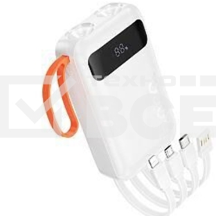 Портативный аккумулятор HOCO (6942007653367) J151 10000mAh 1USB+1Type-C 2.0A, белый