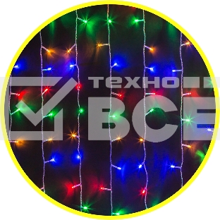 Гирлянда Navigator NGF-D022-01 (занавес RGbY 192 1.5х1.5м IP20 TR)