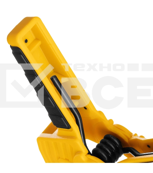 Струбцина клещеобразная Denzel усиленная 50 х 35 мм, двухкомпонентные рукоятки