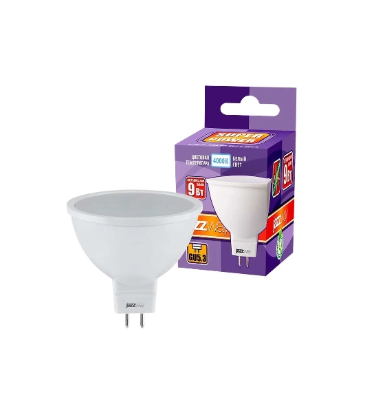 Лампа светодиодная JazzWay PLED- SP JCDR 9w GU5.3 4000K-E
