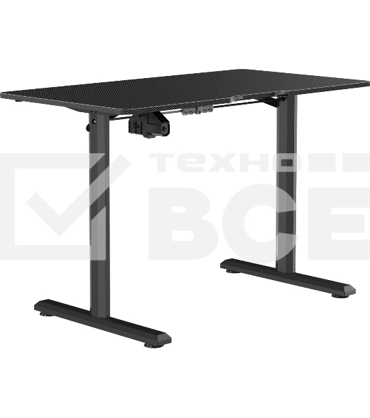 Стол игровой компьюерный Volt черн, регулир. высота 72-117 см