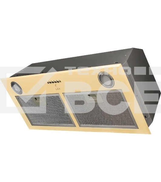 Вытяжка встраиваемая LEX GS Bloc P 900 слоновая кость управление: кнопочное (1 мотор)