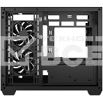 Компьютерный корпус Deepcool CG330 3F без БП, боковое окно (панорама), 3x120мм ARGB PWM вентилятора, черный, mATX, фото7