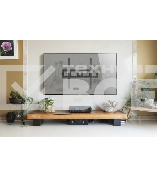 Кронштейн ONKRON UF4 55'-100' макс. 800x600, наклон 0º, поворот 0º, от стены 35мм, вес до 75кг, черный