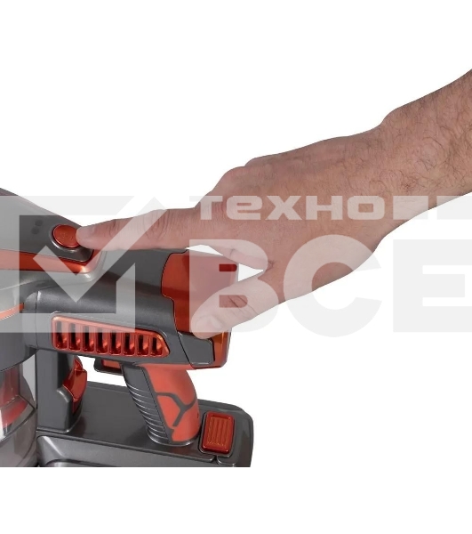 Пылесос вертикальный Endever SkyClean VC-301 черный/оранжевый, питание от аккумулятора, 75 Вт, уборка сухая, пылесборник 0,8 л