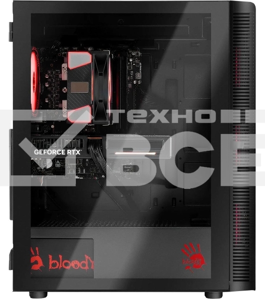 Компьютер Bloody BD-PC CB76T2 TWR i7 14700F (2.1) 32Gb SSD 1Tb RTX 5070 12Gb Windows 11 Home 64 GbitEth 650W черный (RUS) (2141987)