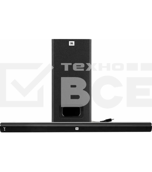 Саундбар JBL STV J200 2.1 60Вт+20Вт черный