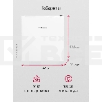 Холодильник Hansa FM050.4 белый однокамерный 41/5л морозилка сверху, фото17