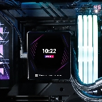Водяное охлаждение для процессора Thermalright Grand Vision 240 (240mm, LED, Black, ARGB/Fans: 2x120mm, 80.45CFM, 29.4dBA, 2150RPM/Pump height 72.5mm, 6400RPM, Rad thickness 27mm/S: 1700, 1200, 1851, 115X, 2011, 2066, AM5, AM4), фото3