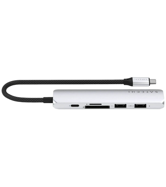 Док-станция Satechi ST-P6SS, USB Type-C, USB Type-C/HDMI/2xUSB Type-A/SD/microSD, USB Type-C
