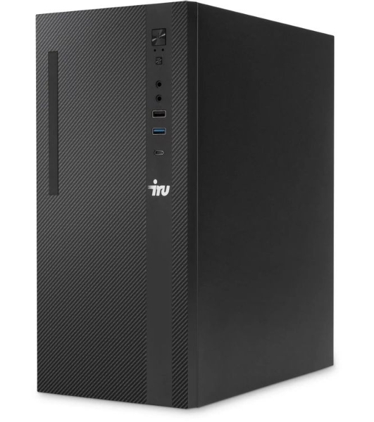 Компьютер IRU Planio 310H6SC MT i3 14100F (3.4) 16Gb SSD512Gb GT610 2Gb Windows 11 Pro GbitEth 230W черный (2153498)