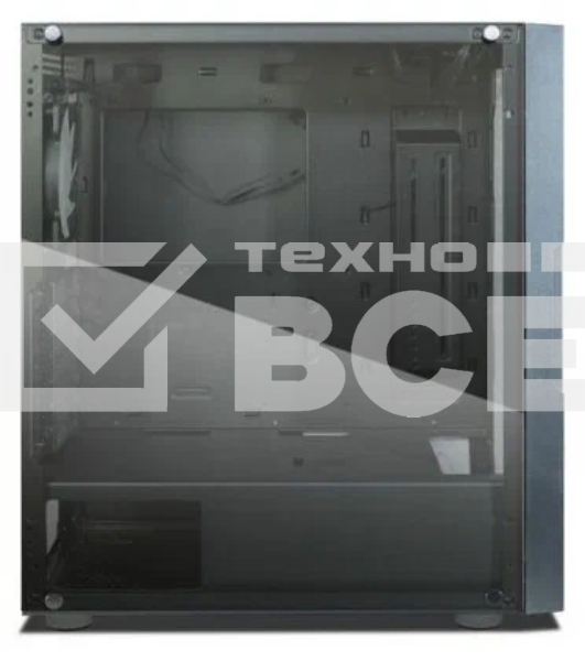 Компьютерный корпус ATX Eurocase SURTUR без БП, RGB, USB 3.0