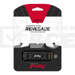 Накопитель SSD M.2280 4TBGB Kingston FURY Renegade Client SSD SFYRS/4000G PCIe 4.0 NVMe, 7300/7000, IOPS 1000/1000K, MTBF 1.8M, 3D TLC,  4000TBW, 0.55DWPD, with Heat Spreader (5 лет), RTL