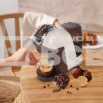 Кофеварка капсульная Kitfort КТ-7448 коричневый/бежевый, исп. кофе - капсулы/молотый, 1 л, 1400 Вт, 19 Бар., фото8