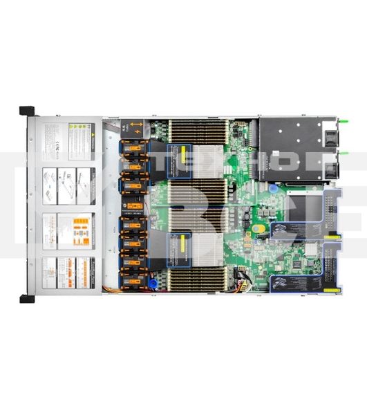Платформа системного блока Gooxi SR101-D04R AMD 1st/2nd/3rd Gen 1U Direct-attached Backplane 4_2.5/3.5 SAS/SATA Hard Drive Bay Server Barebone + 650W CRPS modules +Standard rail kit