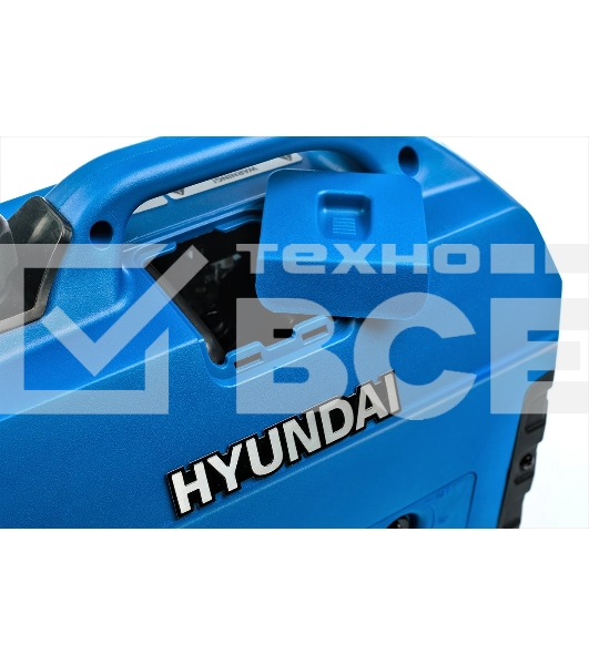 Электрогенератор бензиновый инверторный Hyundai HHY 1050Si, 1.2 кВт, 59 дБ, 12 кг