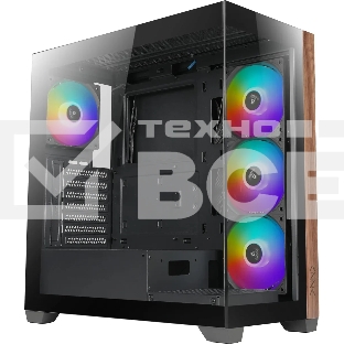 Корпус Azza Neptune черный без БП ATX 5x120mm 2x140mm 2xUSB2.0 1xUSB3.0 audio bott PSU