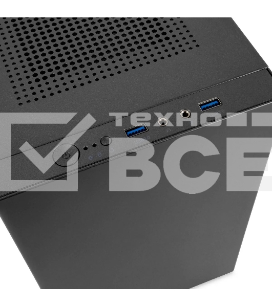 Компьютер IRU Game 510B7GS MT i5 12400F (2.5) 16Gb SSD512Gb RTX4060 8Gb Free DOS GbitEth 600W черный (2055740)