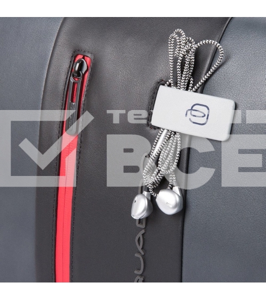 Сумка мужская Piquadro Urban CA1592UB00/GRN серый/черный натур.кожа