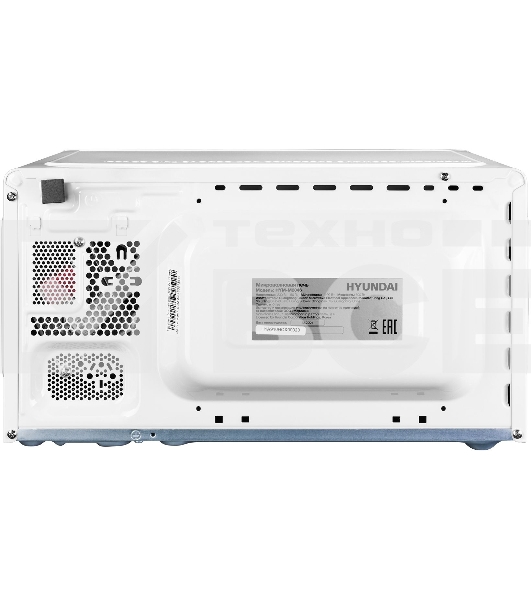 Микроволновая печь Hyundai HYM-M2046 белый, 20 л, 700 Вт, переключатели - поворотный механизм