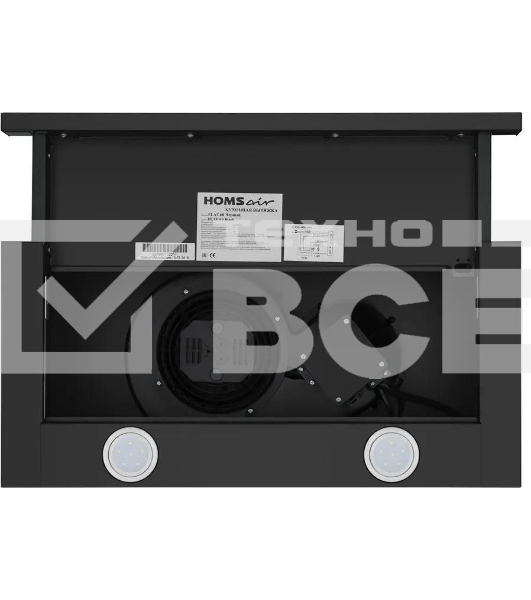 Вытяжка HOMSair FLAT 60 черный