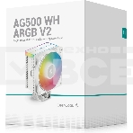 Кулер для процессора DEEPCOOL AG500 WH ARGB V2 белый 120мм алюминий+медь 1850rpm 29.4db 4-pin 240W 155мм, фото3