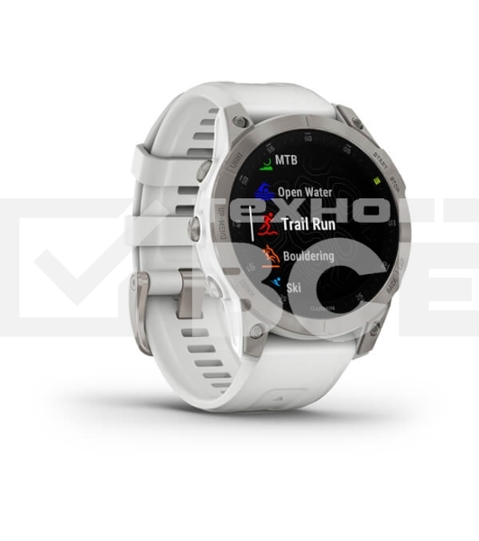 Смарт-часы Garmin Epix (Gen 2) Sapphire титановый белый 47мм